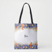 Gepersonaliseerde Beach Zee Life Glass thema grens Tote Bag (Voorkant)