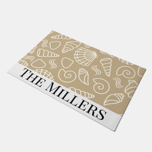 Gepersonaliseerde Beachy deurmat (Schuin)