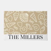 Gepersonaliseerde Beachy deurmat (Voorkant)