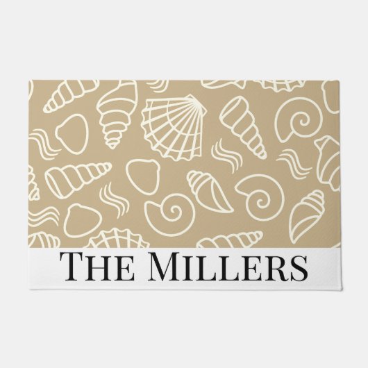 Gepersonaliseerde Beachy deurmat (Voorkant)