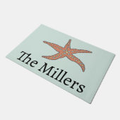 Gepersonaliseerde Beachy deurmat (Schuin)