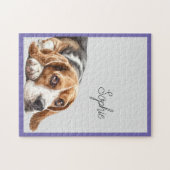 Gepersonaliseerde Beagle Jigsaw Puzzel (Horizontaal)