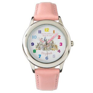 Gepersonaliseerde Beatrix Potter Peter en vrienden Horloge