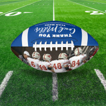 Gepersonaliseerde bedank Football Coach Inspiratie