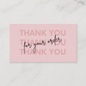 Gepersonaliseerde bedankkaart Business Visitekaartje (Voorkant)