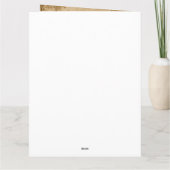 Gepersonaliseerde bedankkaart Victoriaans stijl (Achterkant)