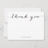 Gepersonaliseerde bedankkaarten bedankkaart (Voorkant)