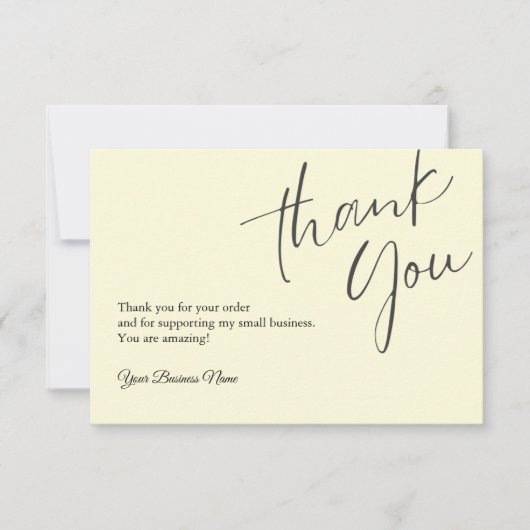 Gepersonaliseerde bedankkaarten Professional Bedankkaart (Voorkant)