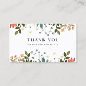 Gepersonaliseerde bedankkaarten Professional Visitekaartje (Voorkant)