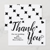 Gepersonaliseerde Bedankt Eenvoudige Landelijke Ty (Voorkant / Achterkant)