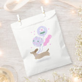 Gepersonaliseerde Bedankt Verjaardag Teckel Party Bedankzakje (Geknipt)