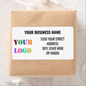 Gepersonaliseerde bedrijf Logo Adresetiketten voor Etiket (Insitu)