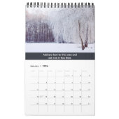 Gepersonaliseerde Bedrijf Logo en foto's Neutral G Kalender (Jan 2026)