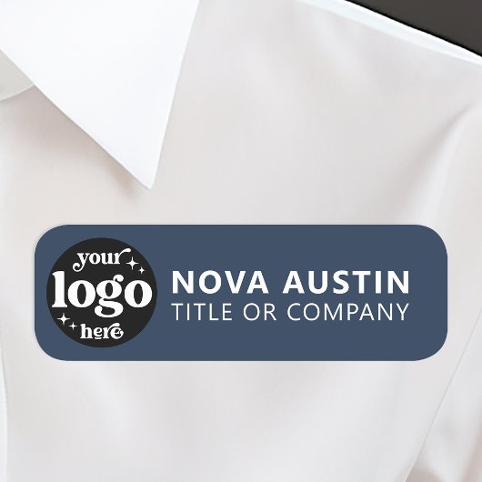 Gepersonaliseerde Bedrijf Logo Medewerker Magnetis Naamplaatje