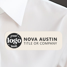 Gepersonaliseerde Bedrijf Logo Medewerker Magnetis Naamplaatje