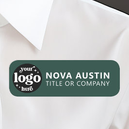 Gepersonaliseerde Bedrijf Logo Medewerker Magnetis Naamplaatje