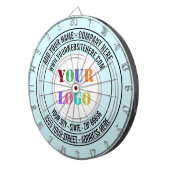 Gepersonaliseerde Bedrijf Logo Tekst Dart Board Sj Dartbord (Voorkant Rechts)