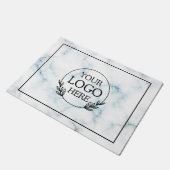 Gepersonaliseerde Bedrijf Welkom Mat met Logo Hier (Schuin)