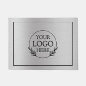 Gepersonaliseerde Bedrijf Welkom Mat met Logo Hier (Voorkant)