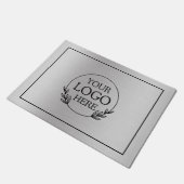 Gepersonaliseerde Bedrijf Welkom Mat met Logo Hier (Schuin)