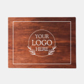 Gepersonaliseerde Bedrijf Welkom Mat met Logo Hier (Voorkant)