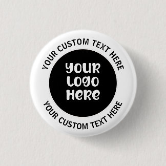 Gepersonaliseerde bedrijfs branding promotioneel ronde button 3,2 cm