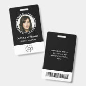 Gepersonaliseerde bedrijfs identiteitskaart van de badge (Front & Back)