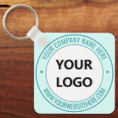 Gepersonaliseerde bedrijfs Logo en de Gift van de Sleutelhanger (Voorkant)