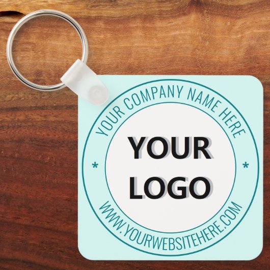 Gepersonaliseerde bedrijfs Logo en de Gift van de  Sleutelhanger (Voorkant)