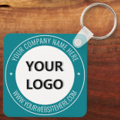 Gepersonaliseerde bedrijfs Logo en de Gift van de Sleutelhanger (Achterkant)