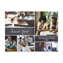 Gepersonaliseerde Bedrijfsfoto collage dank u