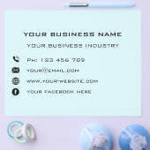 Gepersonaliseerde bedrijfsinfo Zakelijke promotie  Flyer (Enkel)