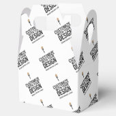 Gepersonaliseerde Bedrijfsmerk Custom Minimalist Bedankdoosjes (Geopend)