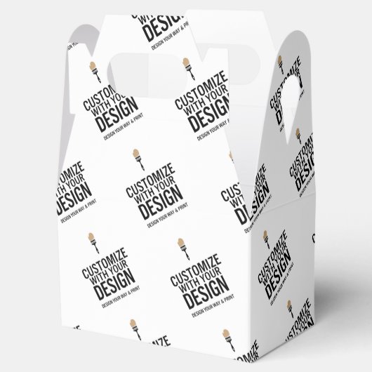 Gepersonaliseerde Bedrijfsmerk Custom Minimalist Bedankdoosjes (Geopend)