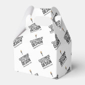 Gepersonaliseerde Bedrijfsmerk Custom Minimalist Bedankdoosjes (Voorkant Zijde)