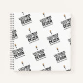 Gepersonaliseerde Bedrijfsmerk Custom Minimalist Notitieboek (Voorkant)