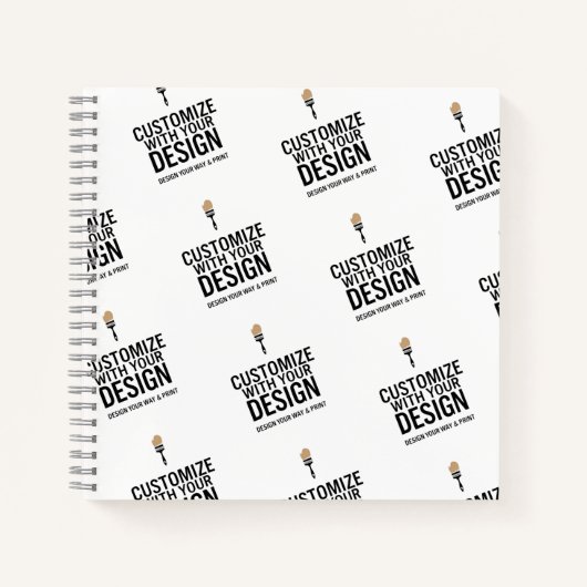 Gepersonaliseerde Bedrijfsmerk Custom Minimalist Notitieboek (Voorkant)