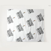 Gepersonaliseerde Bedrijfsmerk Custom Minimalist Wandkleed (Voorkant (horizontaal))