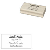 Gepersonaliseerde bedrijfsnaam, adres en e-mail rubberstempel (Gestempeld)