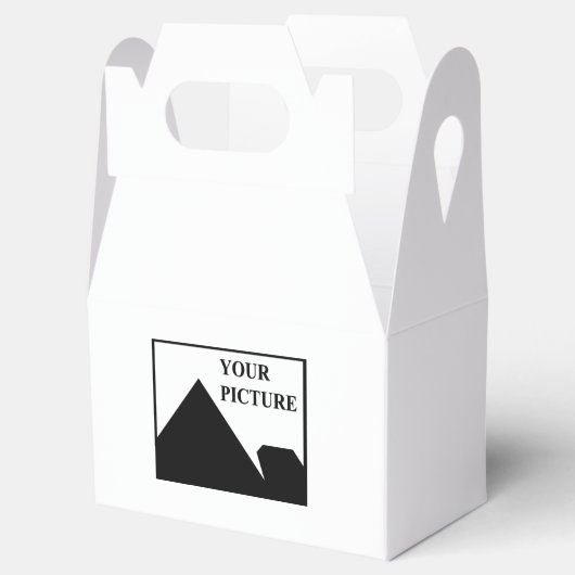 Gepersonaliseerde Bedrijfsnaam met Afbeelding Toev Bedankdoosjes (Geopend)