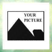 Gepersonaliseerde Bedrijfsnaam met Afbeelding Toev Raamsticker (Vel 3)