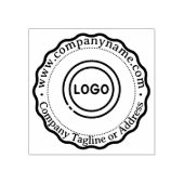 Gepersonaliseerde bedrijfswebsite & adres rubberstempel (Afrduk)