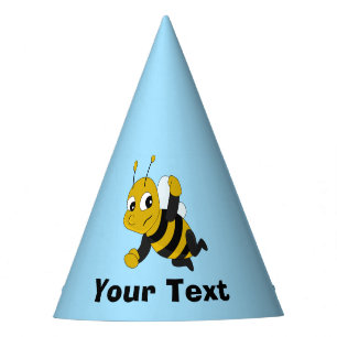 Gepersonaliseerde Bee cartoon Party Pet Feesthoedjes