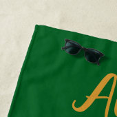 Gepersonaliseerde Bee & Wildflowers - Strandlaken (In situ)