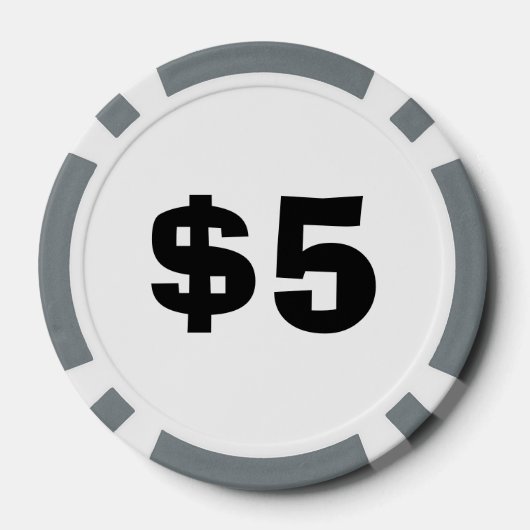 Gepersonaliseerde Beer composiet poker chips (Achterkant)