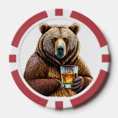 Gepersonaliseerde Beer composiet poker chips (Voorkant)