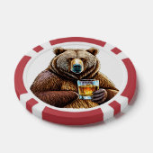 Gepersonaliseerde Beer composiet poker chips (Enkel)