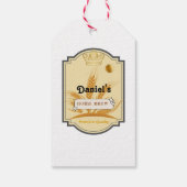 Gepersonaliseerde Beer Glass Cup Cadeaulabel (Achterkant)