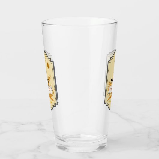 Gepersonaliseerde Beer Glass Cup Glas (Rechts)