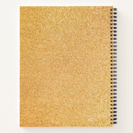 Gepersonaliseerde Beer Waterverf Notitieboek (Achterkant)